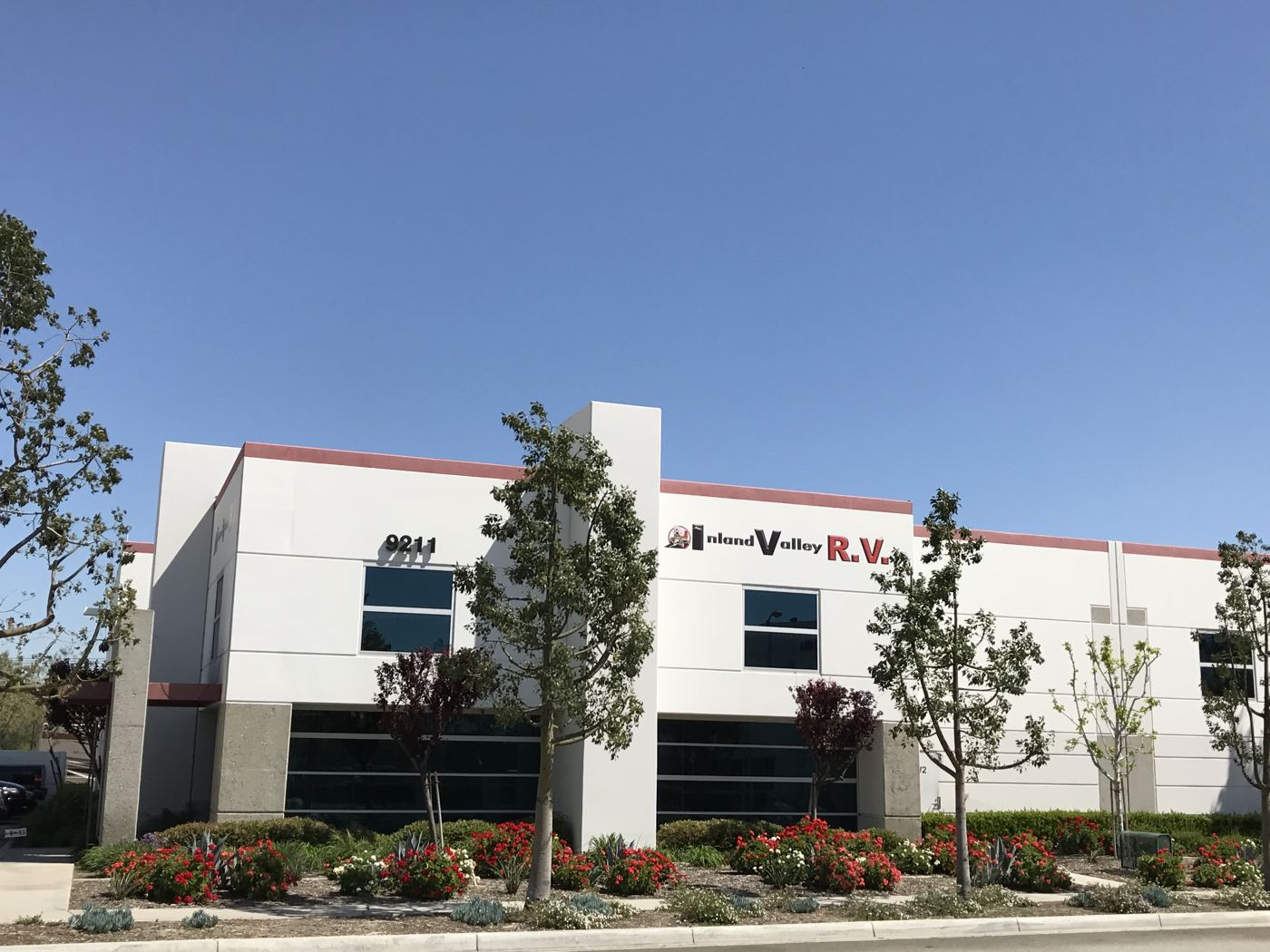 Inland Valley RV building exterior, Rancho Cucamonga
